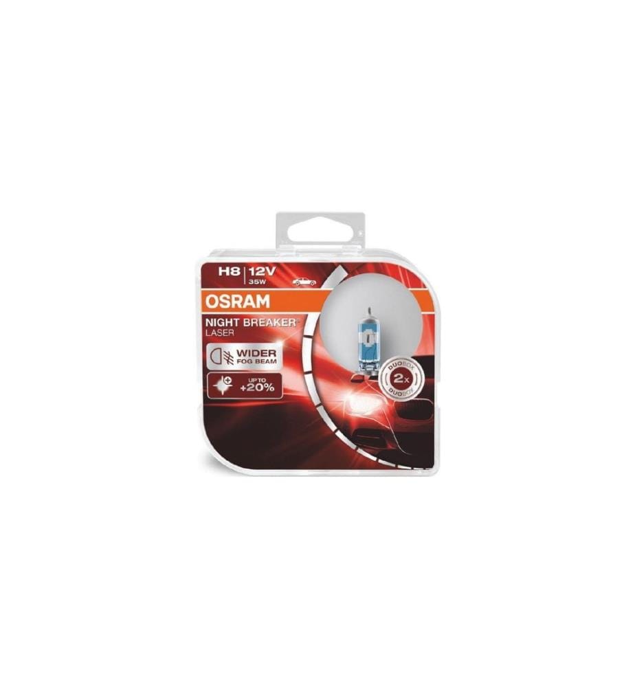 OSRAM - Night Breaker Laser Duobox H8 12V 35W PGJ19-1 Voiture de tourisme