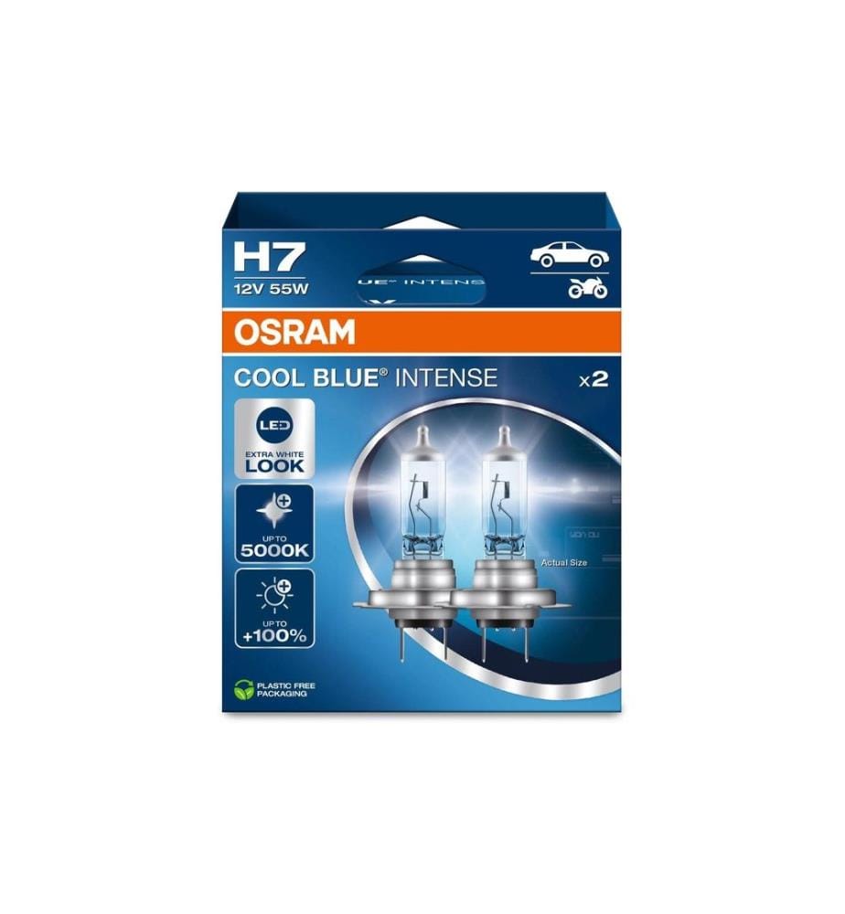 OSRAM - H7 Bleu froid intense duobox 12 V 55W PX26d Moto/Voiture de tourisme