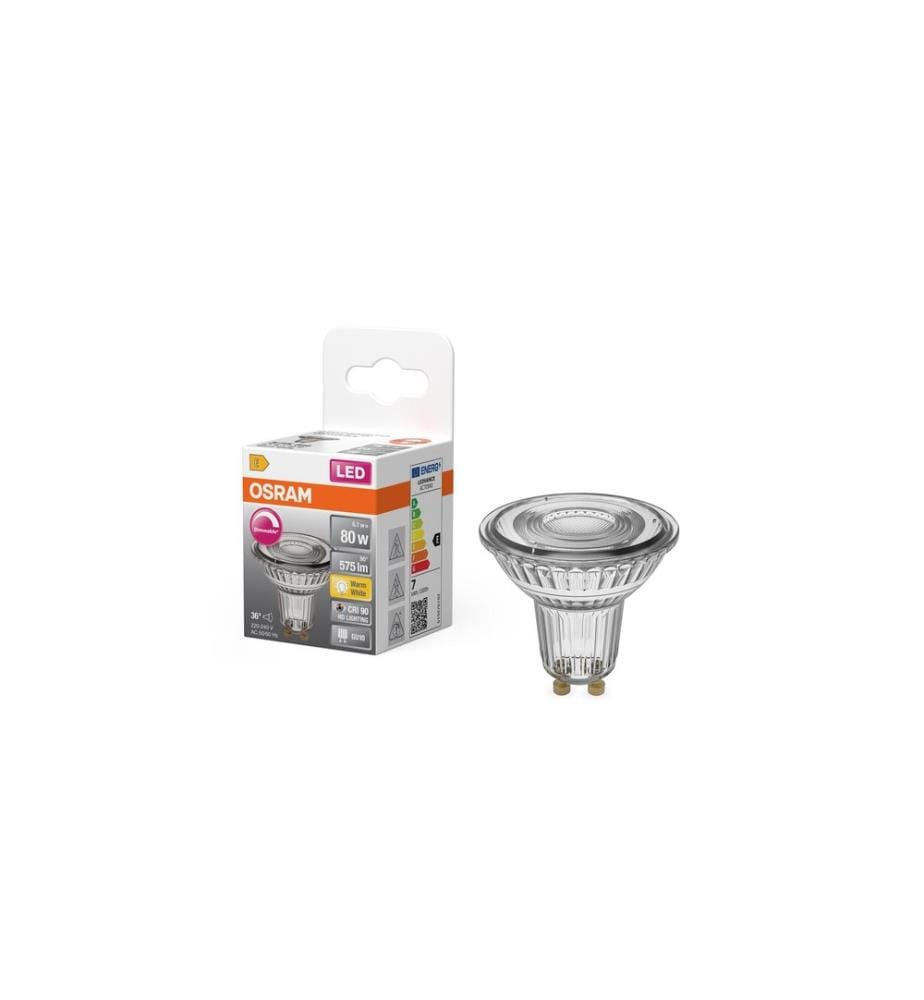 OSRAM - Lampe LED SUPERSTAR PAR16 8W Blanc chaud (WW)