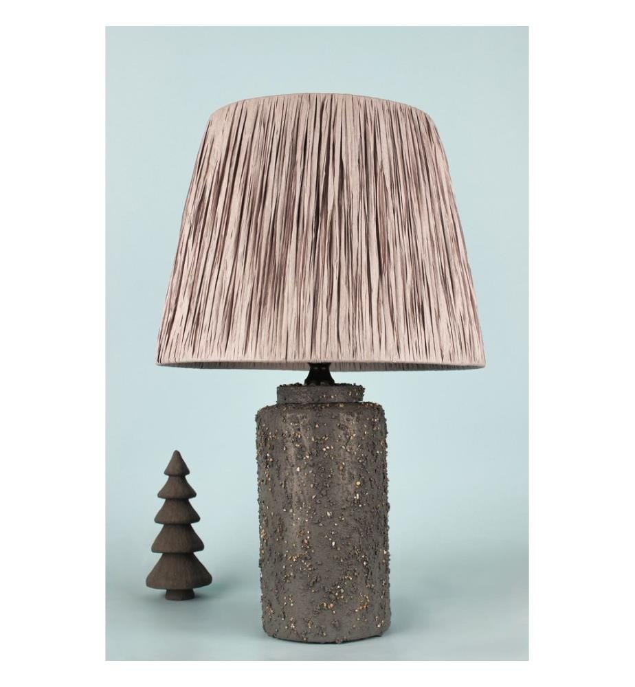 Lampe de table, corps en céramique, multicolore