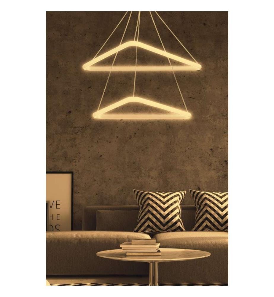 Lustre, blanc, corps en aluminium