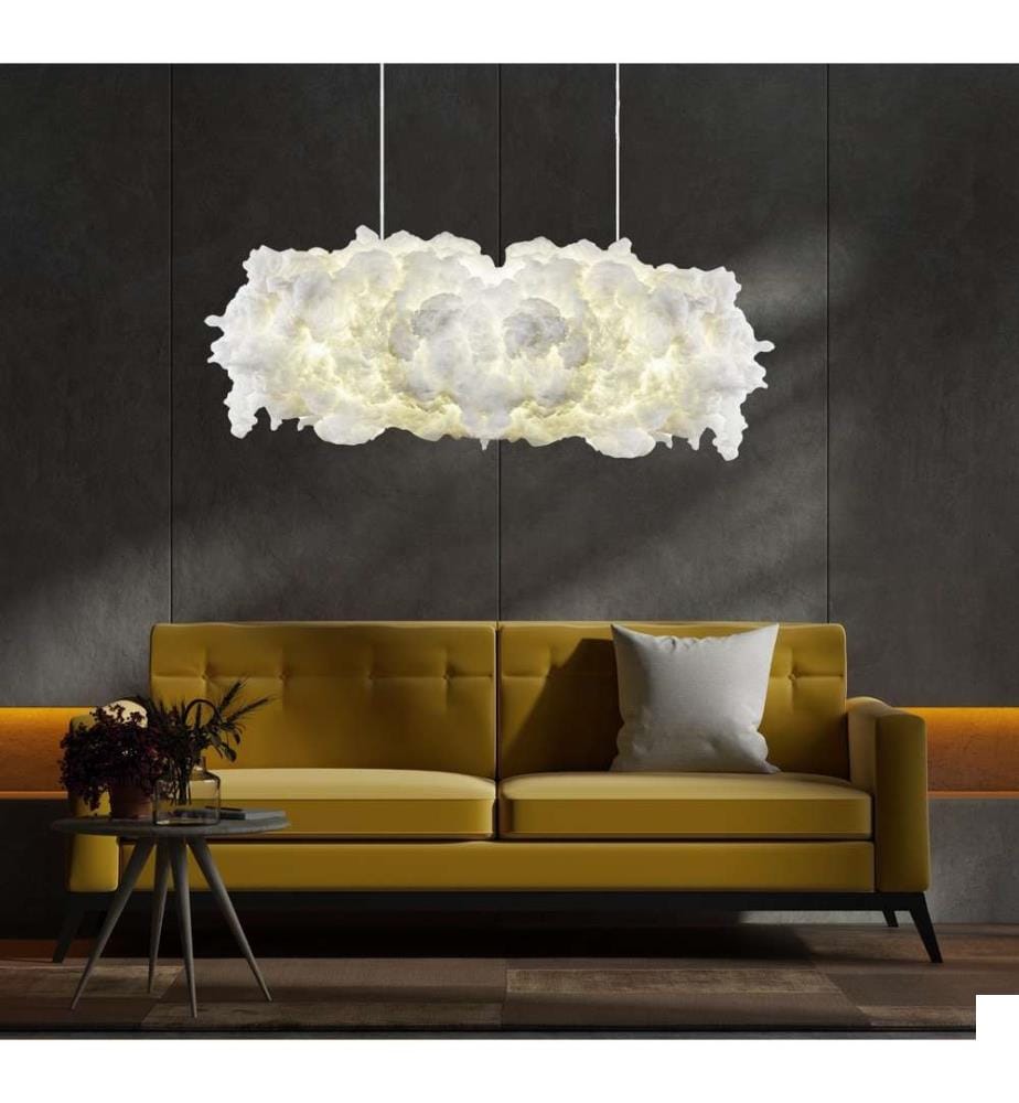 Lustre, blanc, bouchon en coton