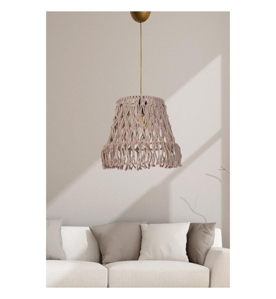 Lustre, Beige, Brown, Corps en plastique, Capuchon en coton