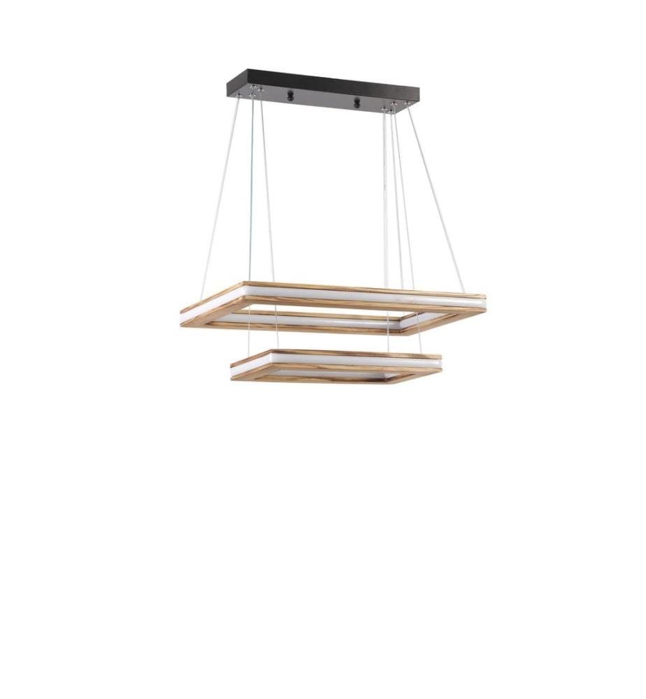 Lustre, cuivre, chêne, 100% métal
