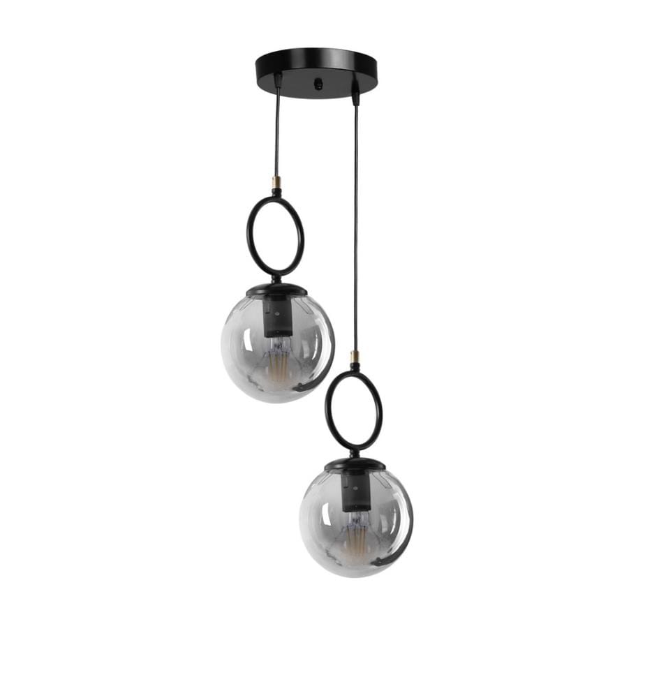 Lustre, noir, 100% métal