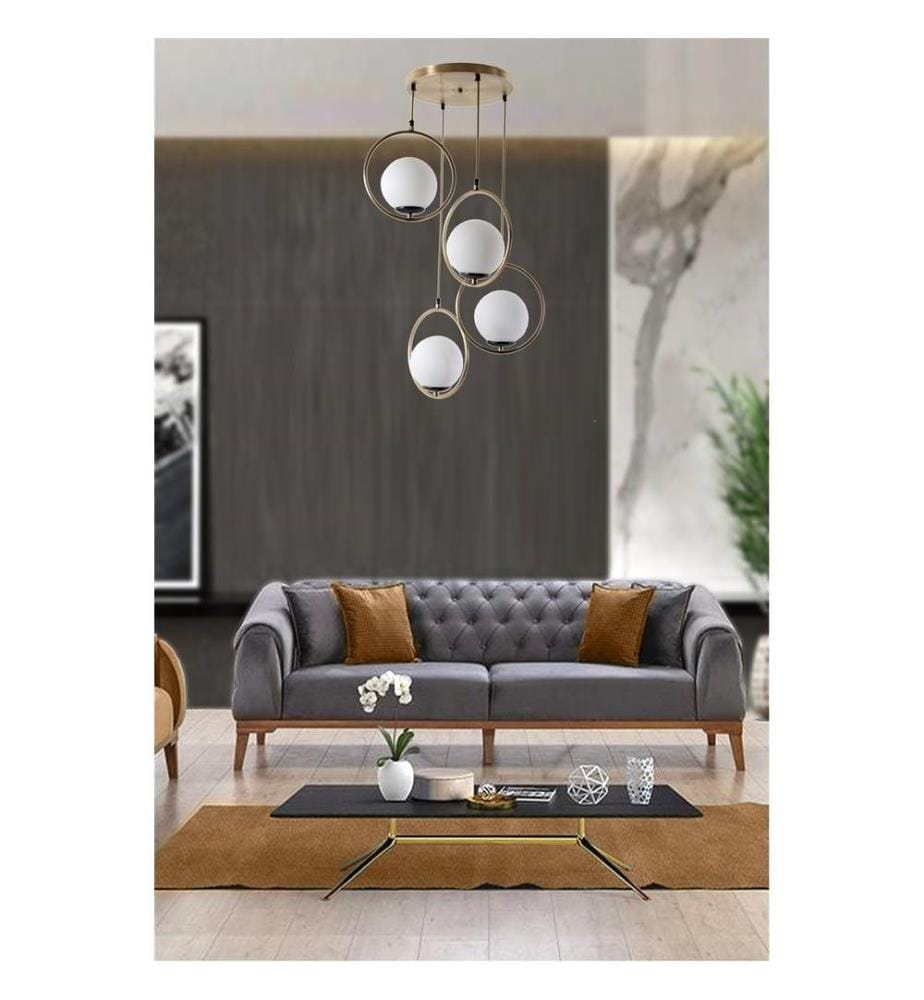 Lustre, blanc, cuivre, 100% métal