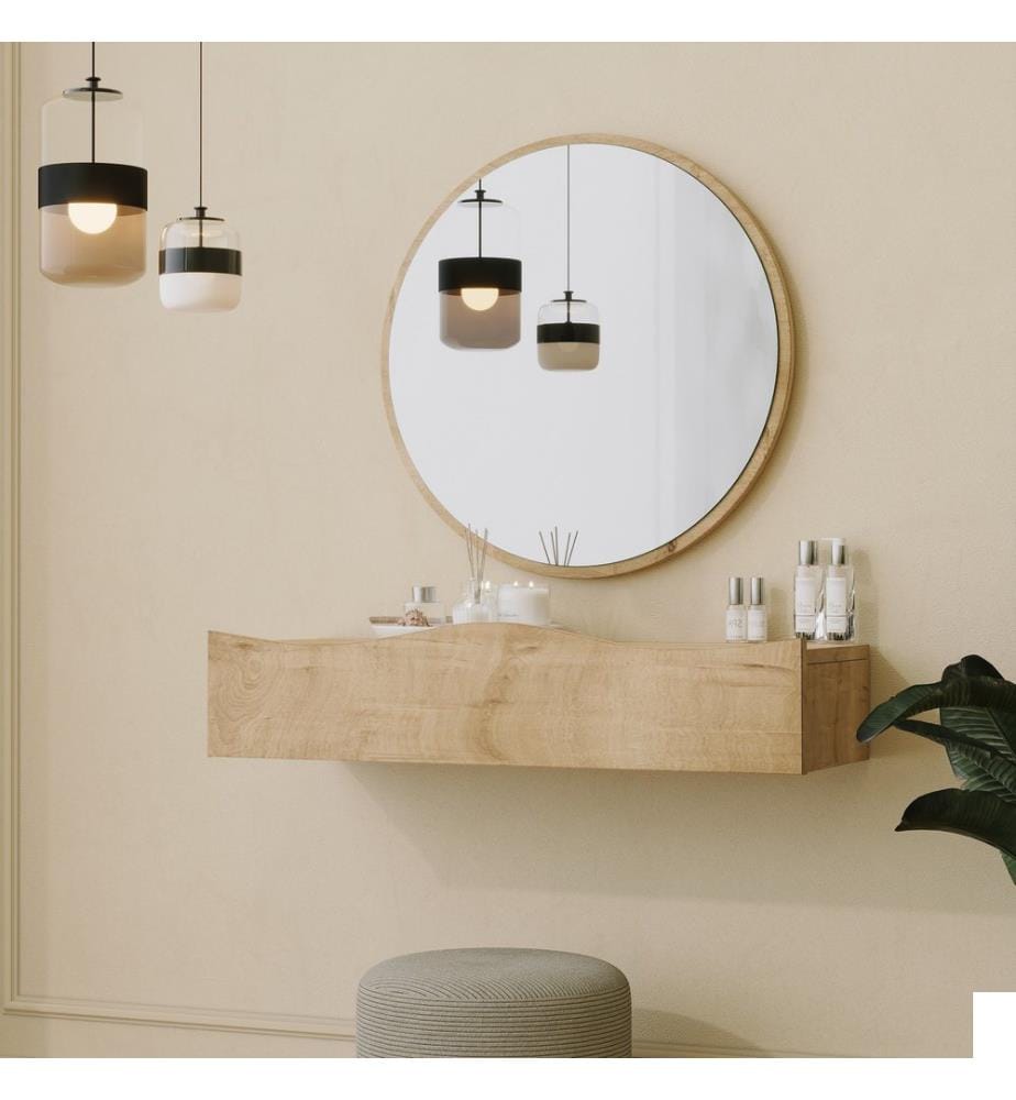 Commode, chêne, panneau de particules mélaminé
