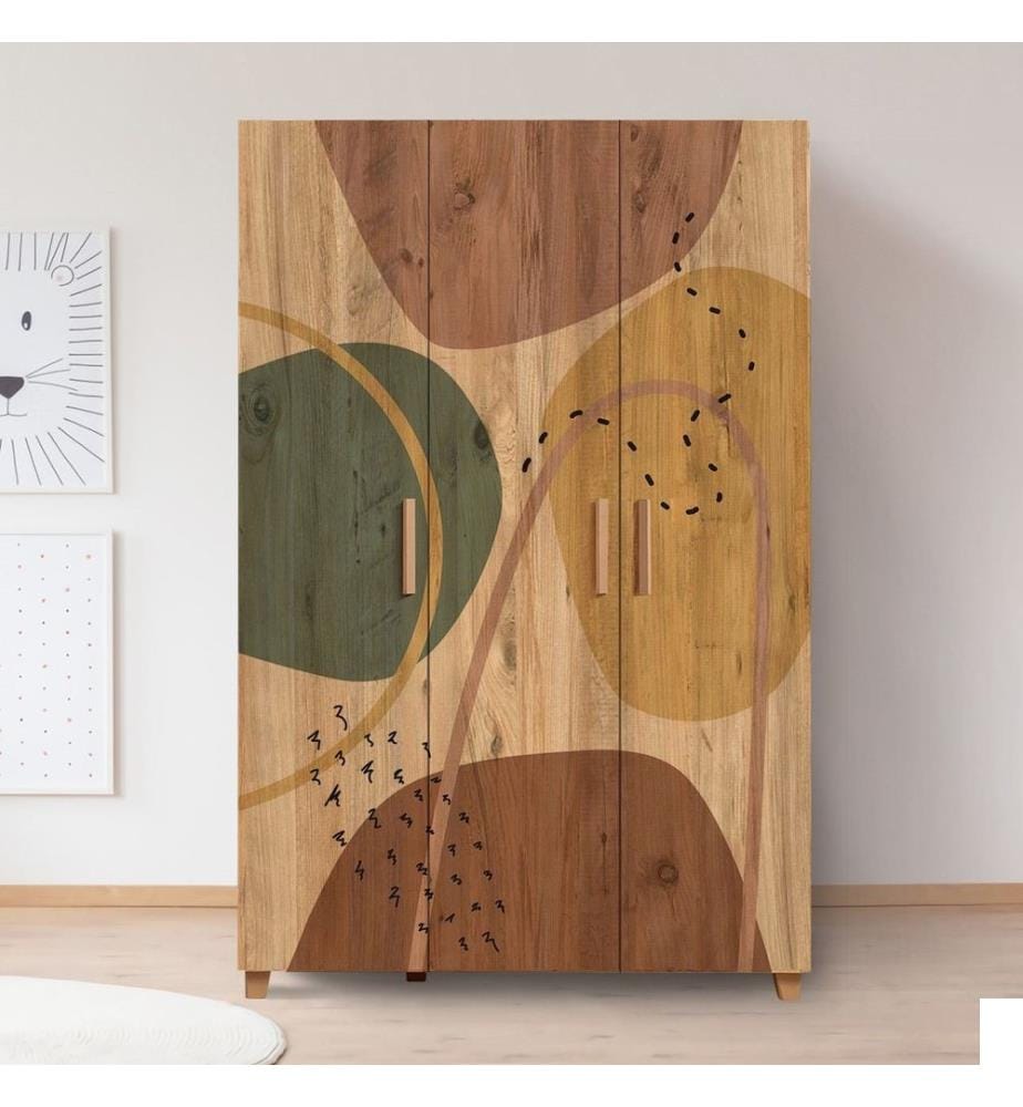 Mâchoire De L'Atlantique, Garde Robe, 189X120X48 cm, Plaque De Particules Enrobée De Mélamine