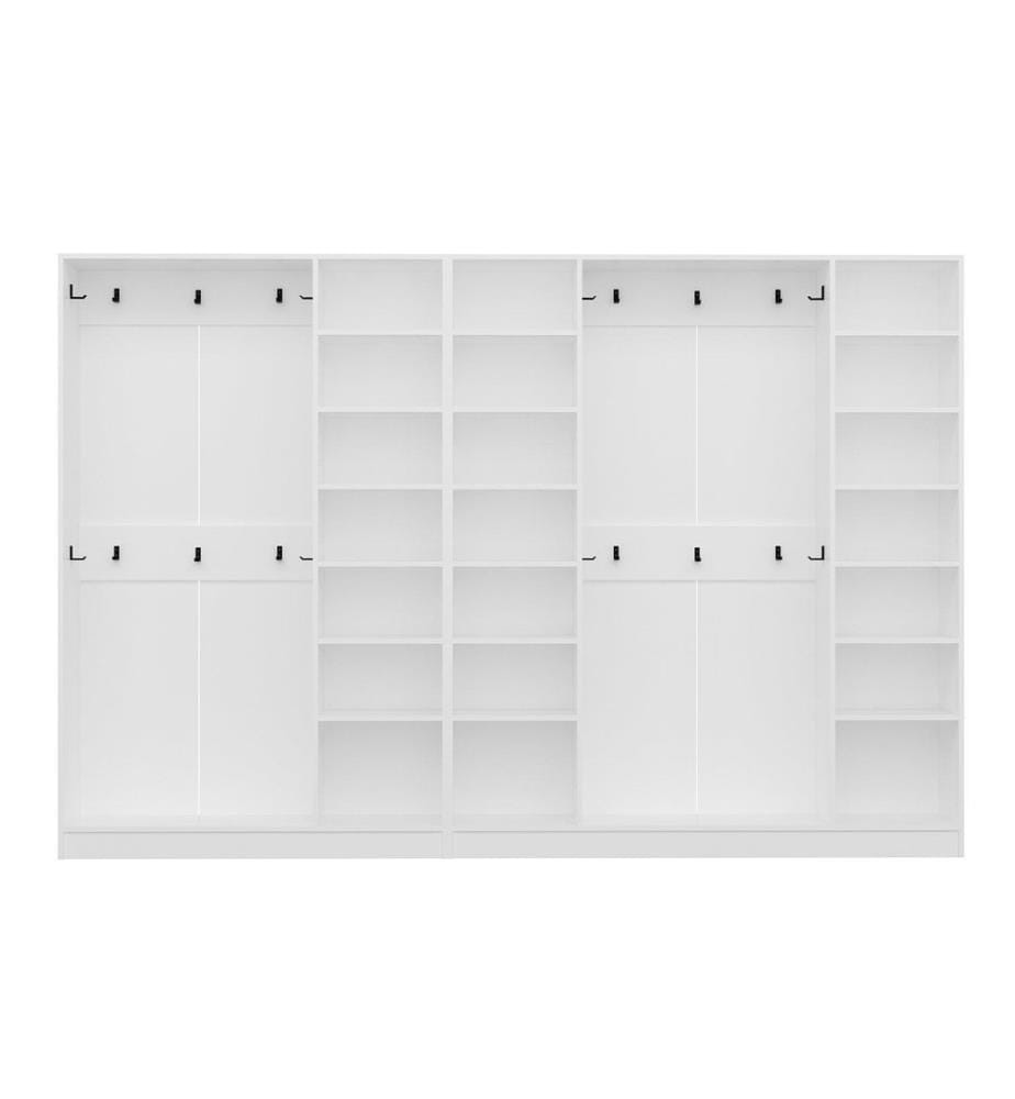 Portemanteau, blanc, 100 % panneau de particules mélaminé