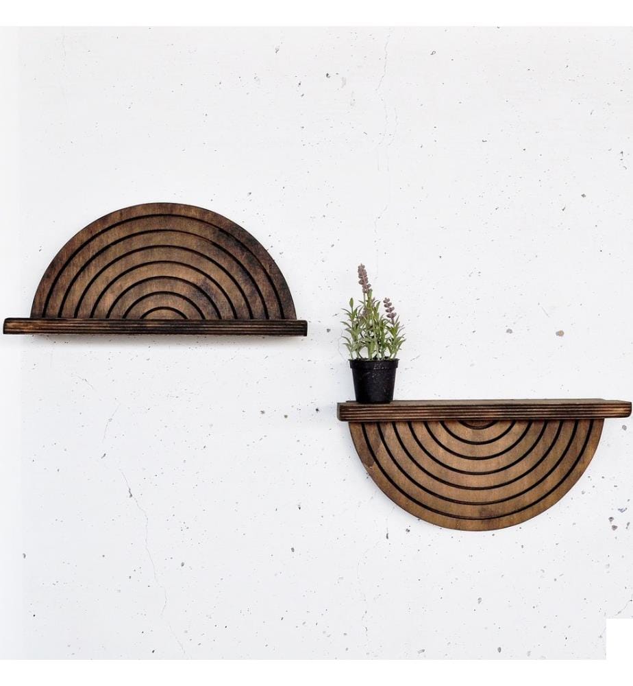 Étagère murale décorative en bois, 100 % contreplaqué