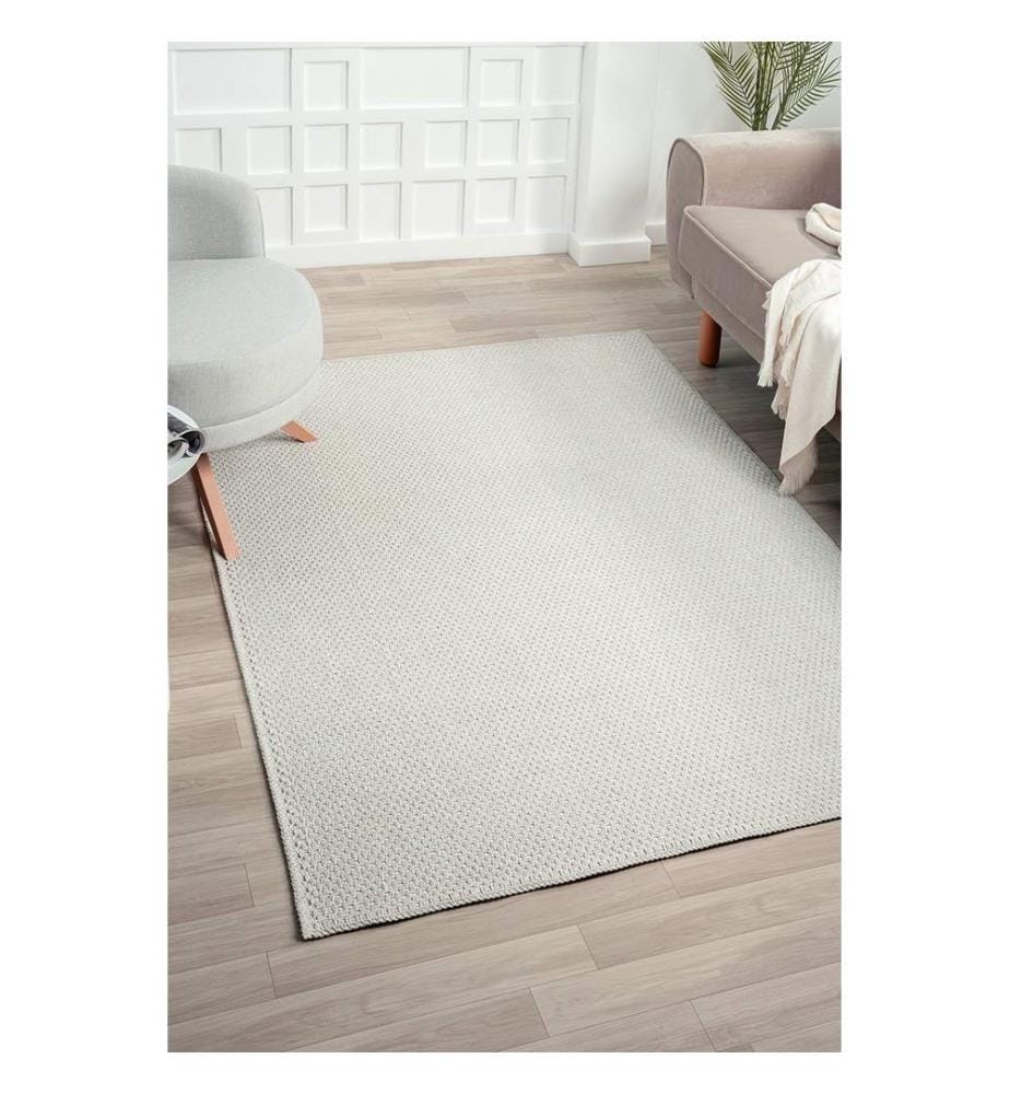 Tapis de salle, crème, 100% polypropylène, 100 x 350 cm