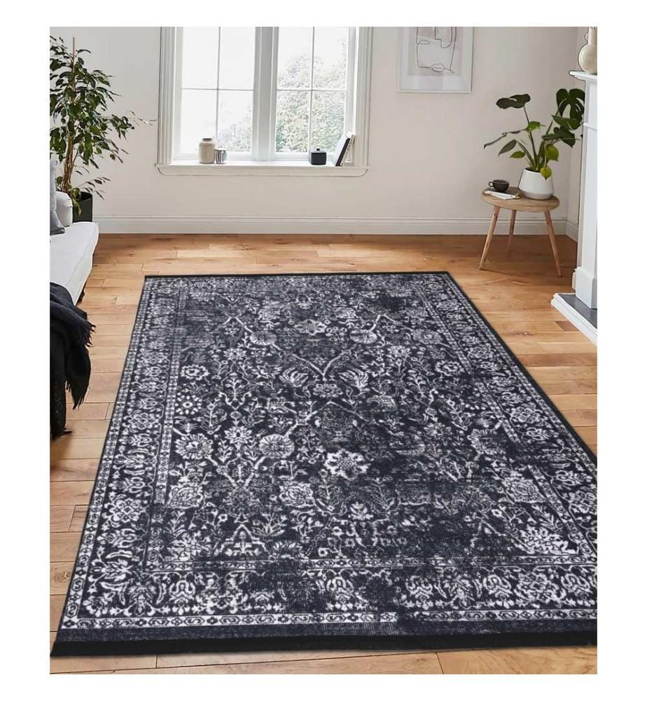 Tapis de salle, multicolore, 100% tissu velours, 100 x 200 cm