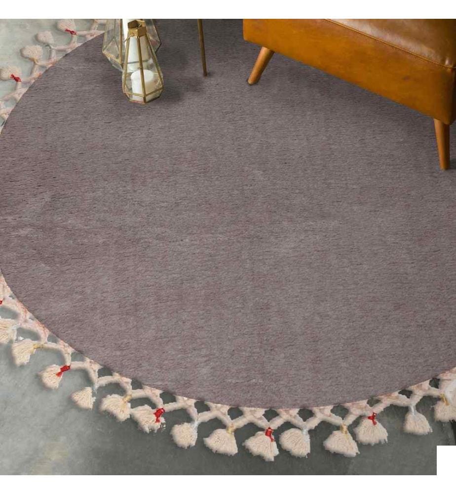 Tapis de bain, gris, acrylique, 1200 gr-m²,