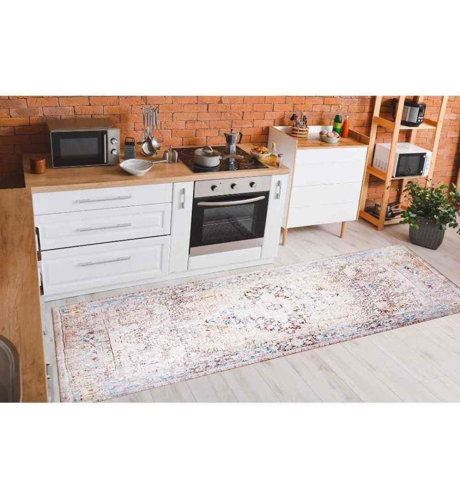 Tapis de hall, 75 x 230, , Multicolore, Polyester, 1850 G-m²,