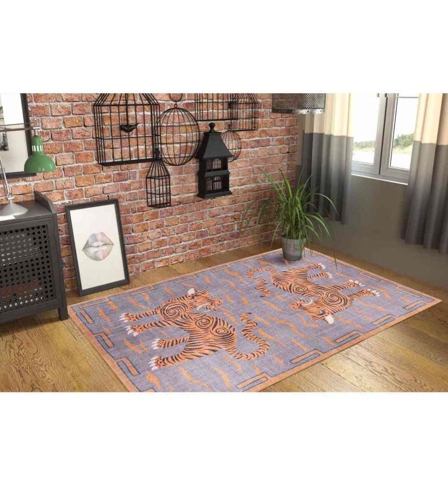 Tapis de hall, 75 x 150, , Multicolore, Polyester, 1850 G-m²,