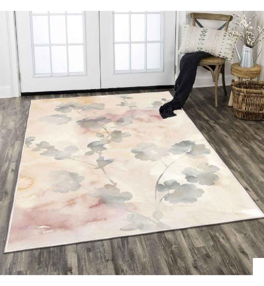 Tapis de salle, 100 x 300, , Multicolore, Tissu velours, Semelle coton