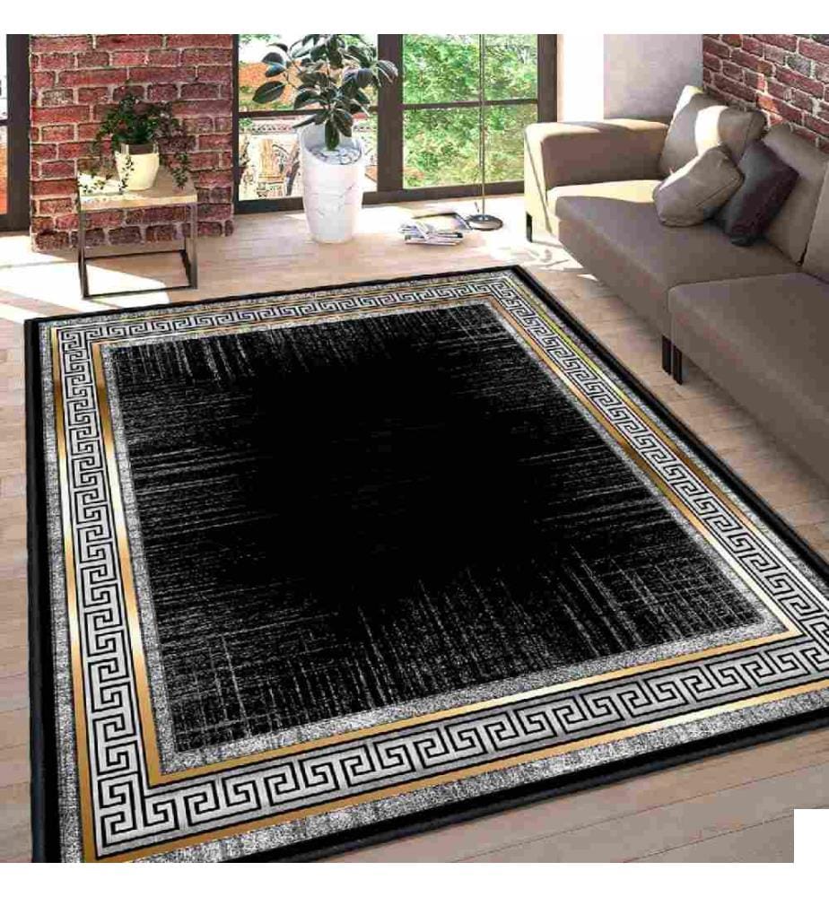 Tapis de salle, 80 x 150, , Multicolore, Tissu velours, Semelle coton