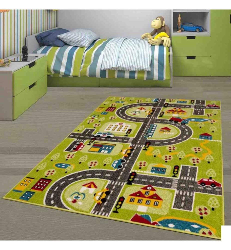 Tapis de salle, 80 x 150, , Vert, Gris, Jaune, Rouge, Bleu, 60% Polypropylène - 40% Jute, 1700 gr-m²,