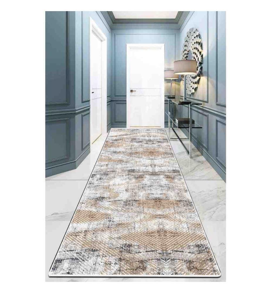 Tapis de salle, 80 x 300, , Multicolore, Polyester, 10 mm de hauteur de poil