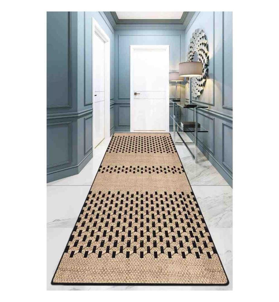 Tapis de salle, 100 x 300, , Multicolore, Polyester, 10 mm de hauteur de poil