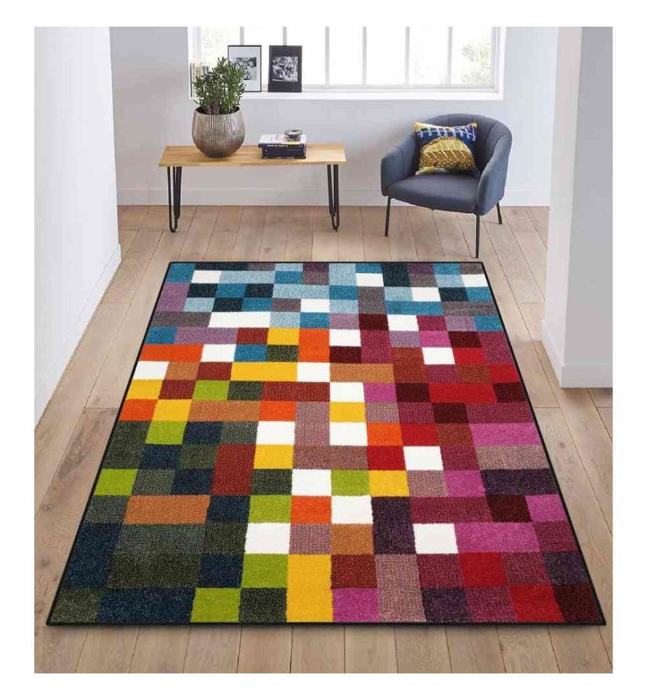 Tapis de hall, 80 x 150, , Multicolore, Polyproplène, 2300 gr-m²,