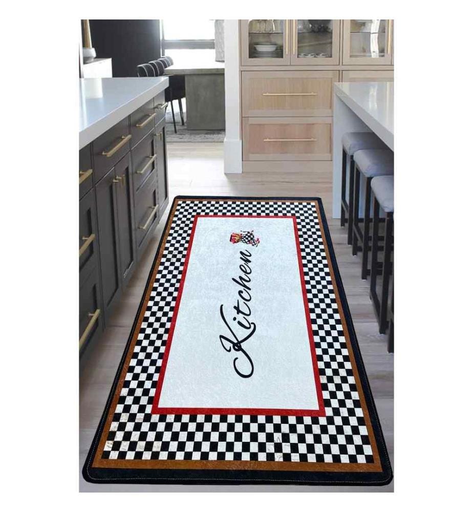 Tapis de salle, Multicolore, 100% Polyester, 80 x 100 cm