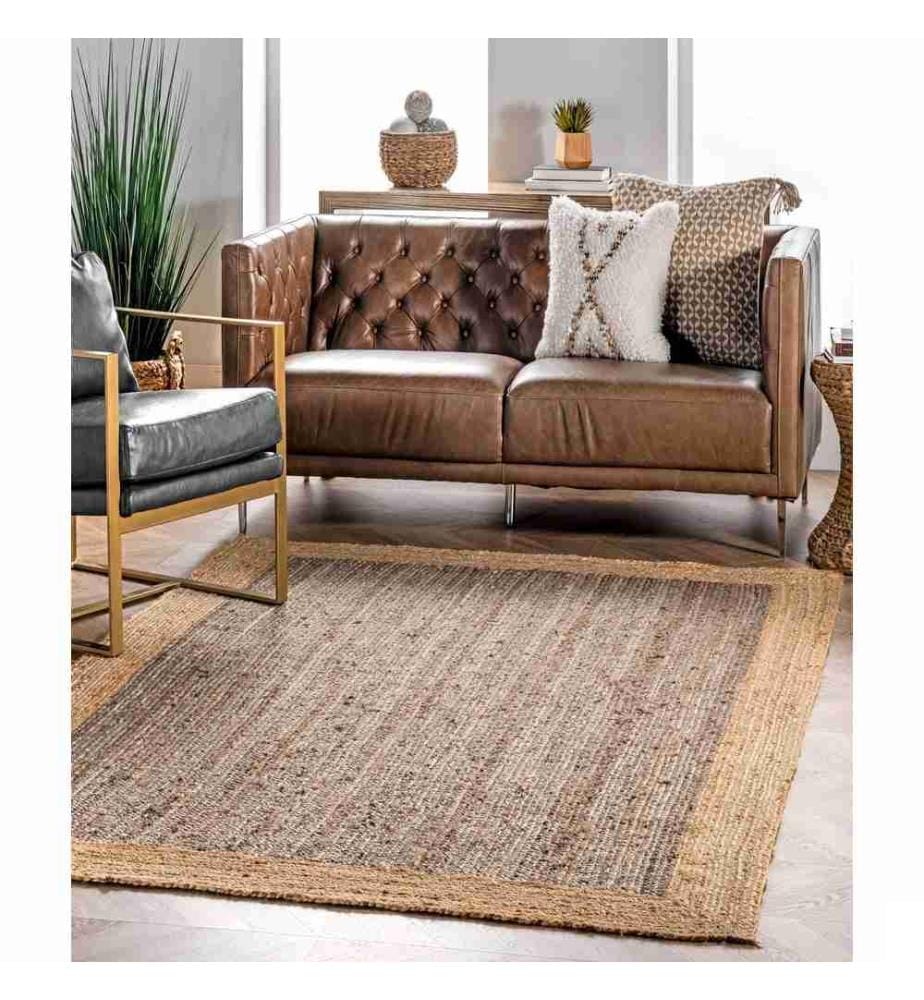 Tapis, naturel, 100 % jute, 120 x 180 cm