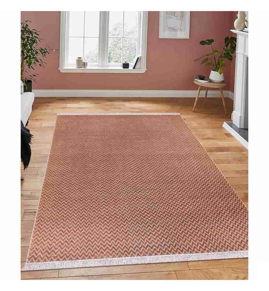 Tapis, Orange, 100% Jute - Chenille, 200 x 290 cm
