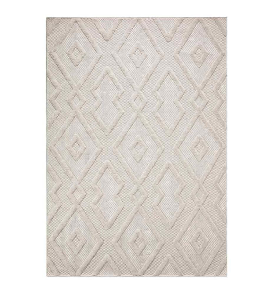 Tapis de hall, blanc, 100% polyproplène, 80 x 150 cm