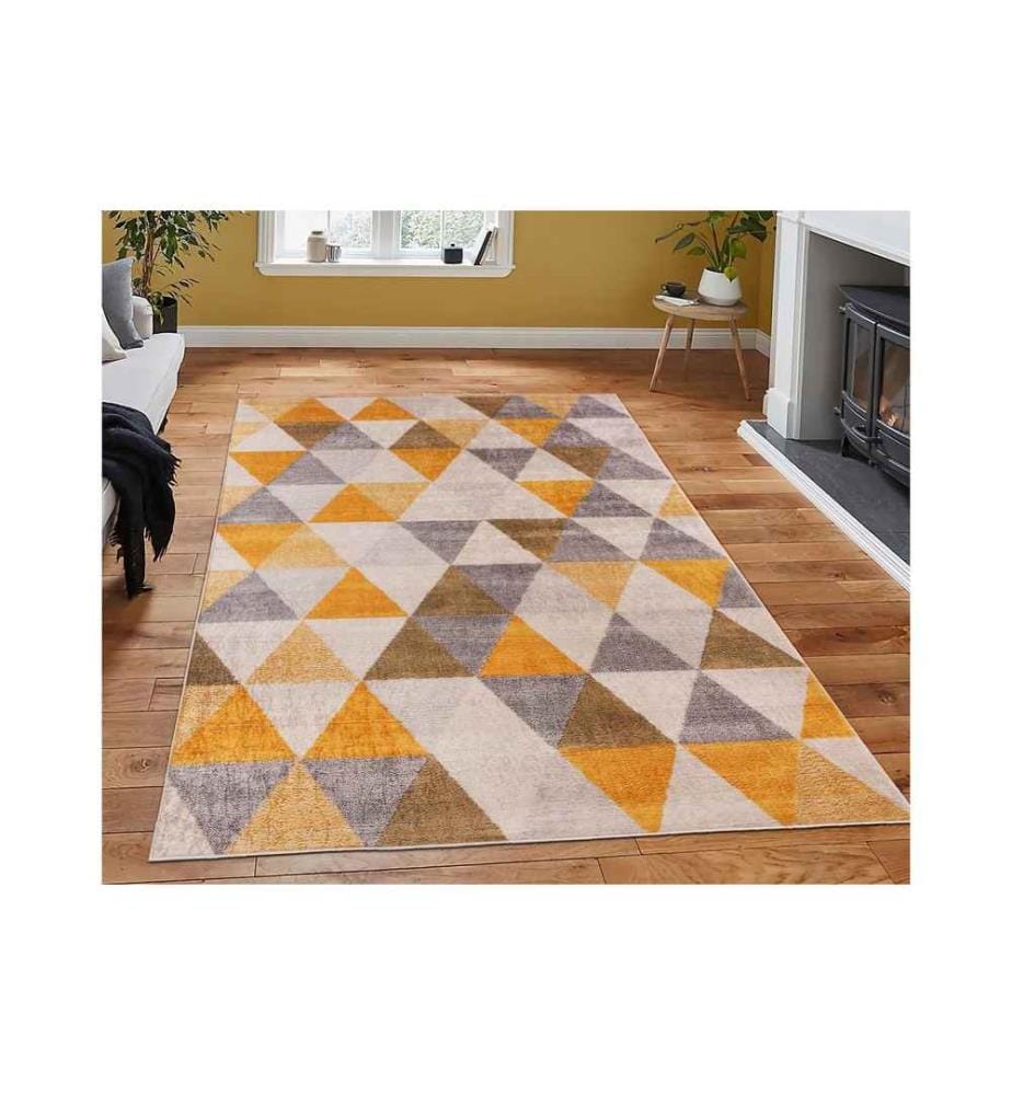 Tapis de salle, multicolore, 100 % tissu velours, 80 x 200 cm