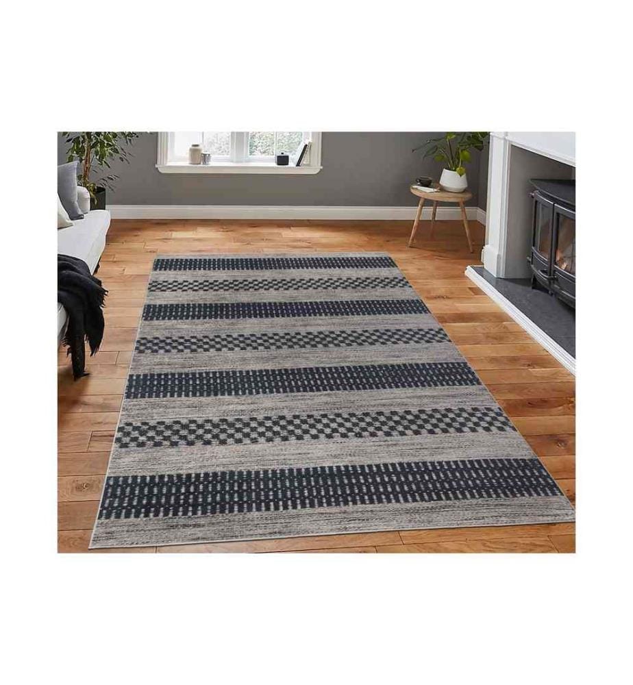 Tapis de salle, multicolore, 100 % tissu velours, 100 x 200 cm