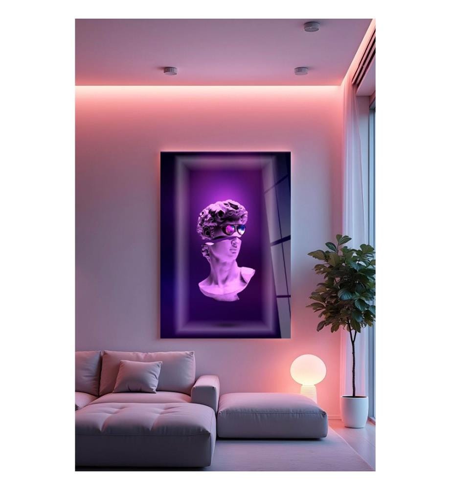 Peinture décorative sur verre trempé, multicolore, 100 % VERRE TREMPÉ