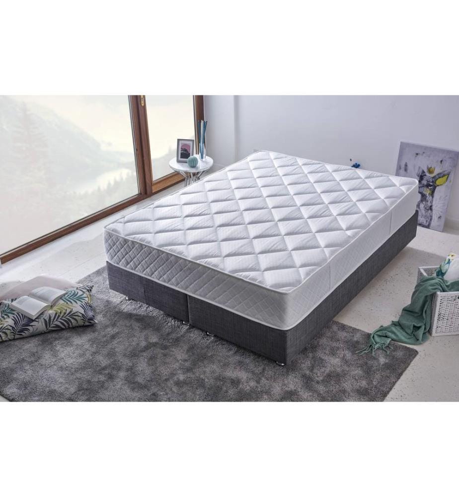 Blanc, Matelas En Mousse Froide, 140X140X200 cm, Tissu Spécial