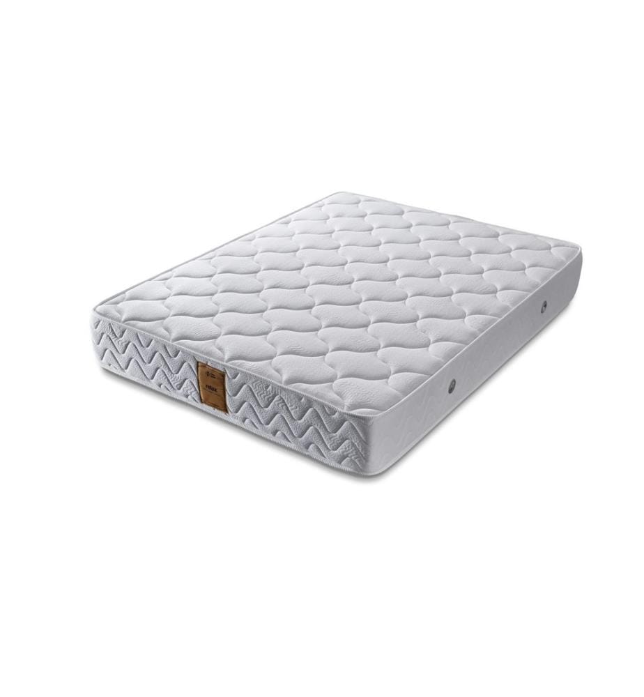 Matelas En Mousse De Mousse Blanc, 90X90X200 cm, Tissu Tricoté Spécifique Au Couvercle