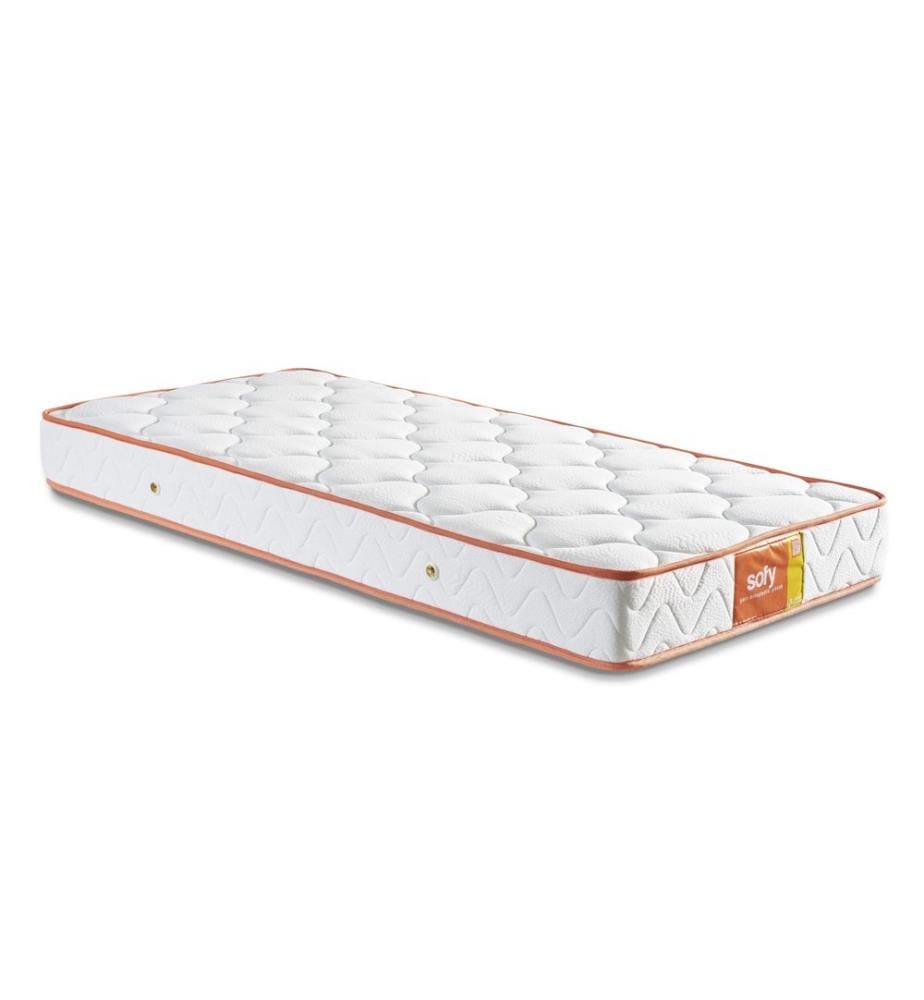 Blanc, Matelas En Mousse Froide, 120X120X200 cm, Tissu Tricot En Coton