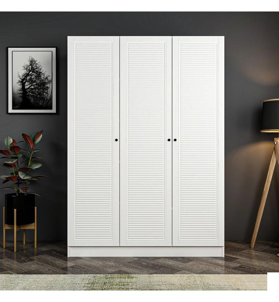 Armoire, Blanc, Panneau de particules mélaminé