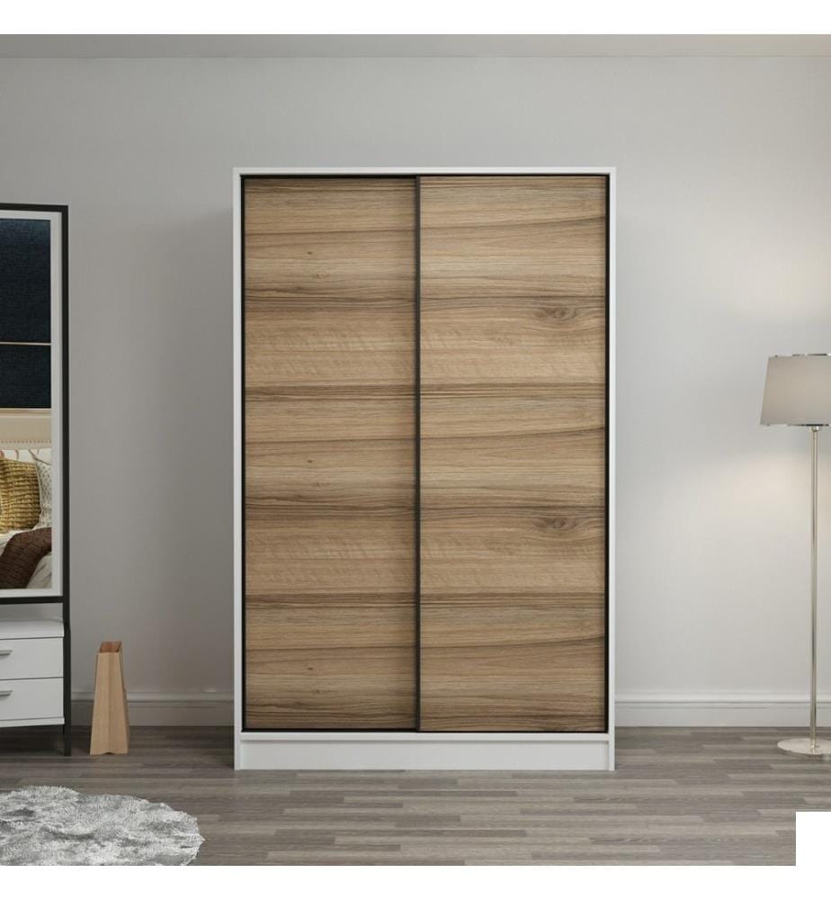 Armoire, Blanc, Chêne, Panneau de particules mélaminé