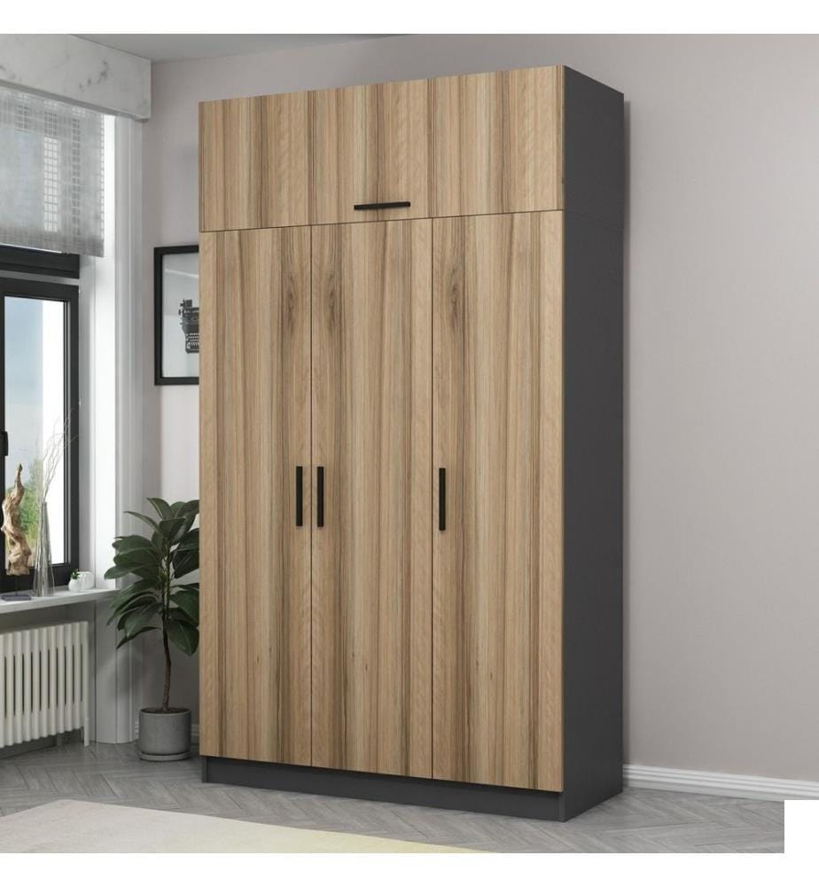 Armoire, Dore, Anthracite, Panneau de particules mélaminé