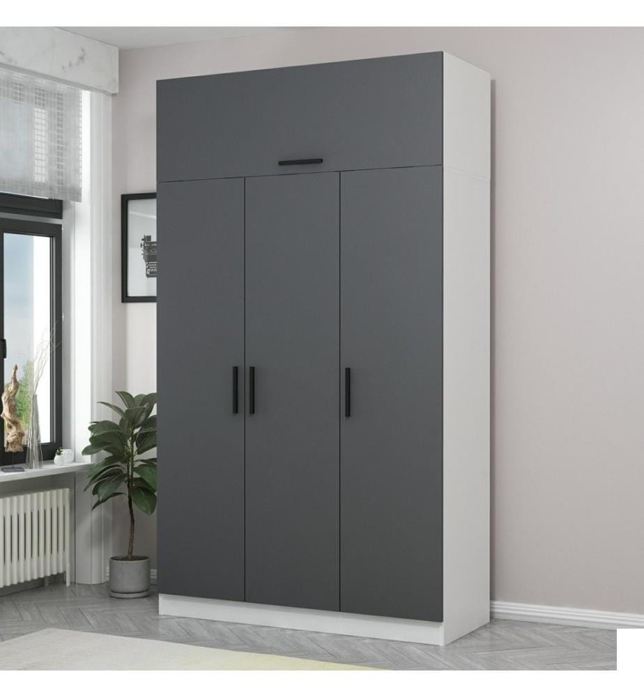 Armoire, Blanc, Anthracite, Panneau de particules mélaminé