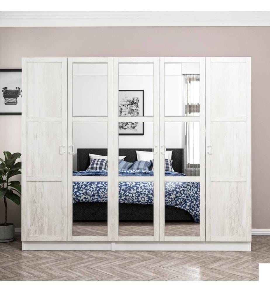 Armoire, blanc, panneau de particules mélaminé