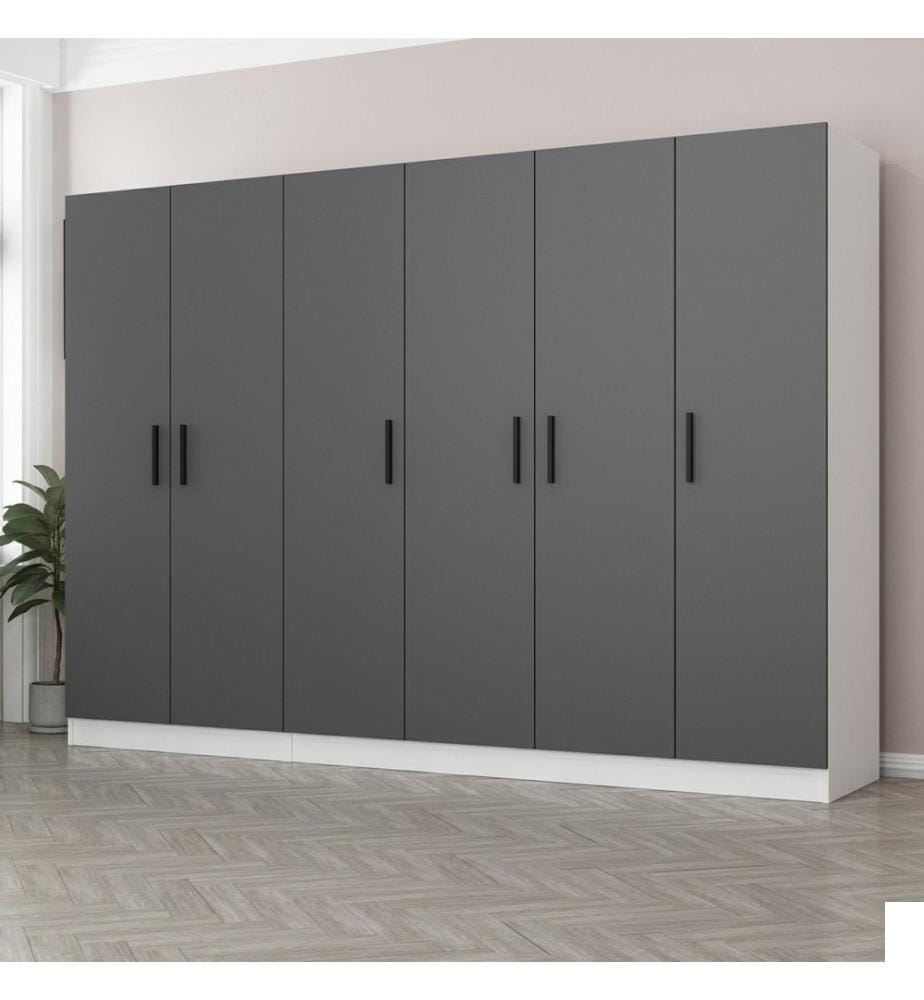 Armoire, Anthracite, Panneau de particules mélaminé
