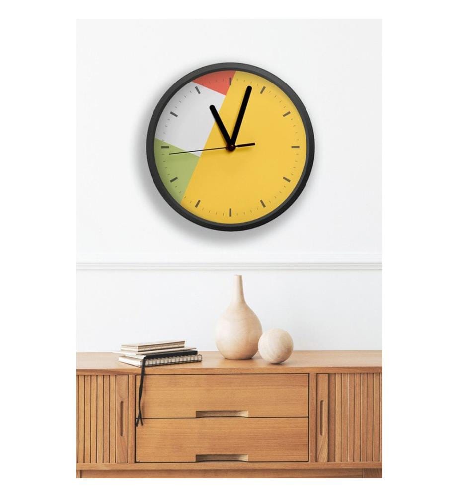 Horloge décorative en MDF, multicolore, 100 % MDF
