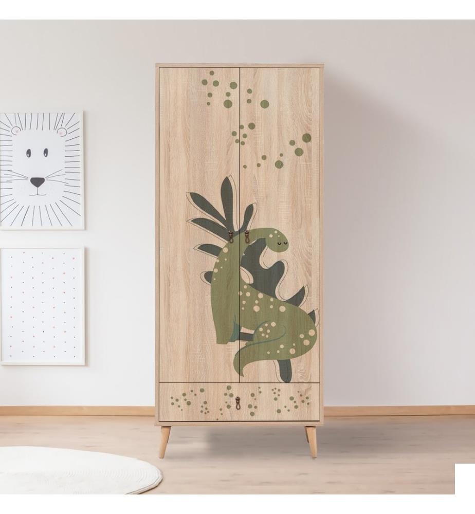 Colorée, Armoires, 190X80X45 cm, Plaque De Particules Enrobée De Mélamine