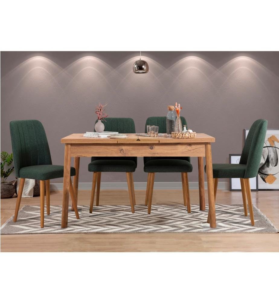 Pin Atlantique, Tables Basses, 75X120X75 cm, Plaque De Particules Enrobée De Mélamine
