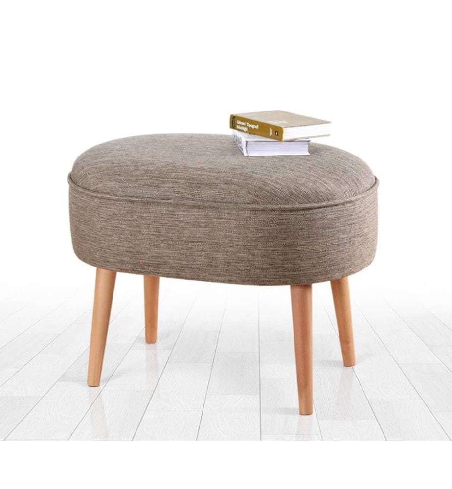 Pouf, Café, Lin
