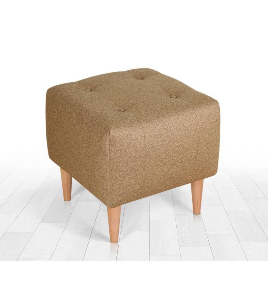 Pouf, or, 50% coton - 50% velours