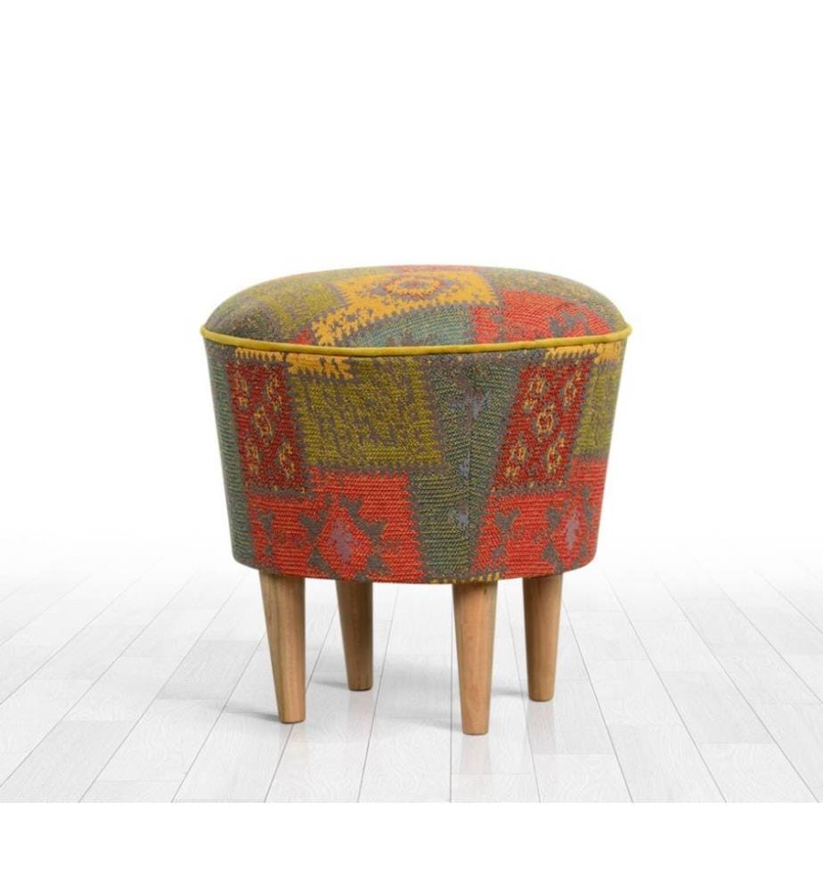 Pouf, Multicolore, Polyester