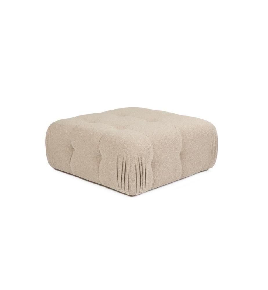 Pouf, Peach, Cadre : Bois de hêtre - panneau de particules, Tissu : 100% polyester