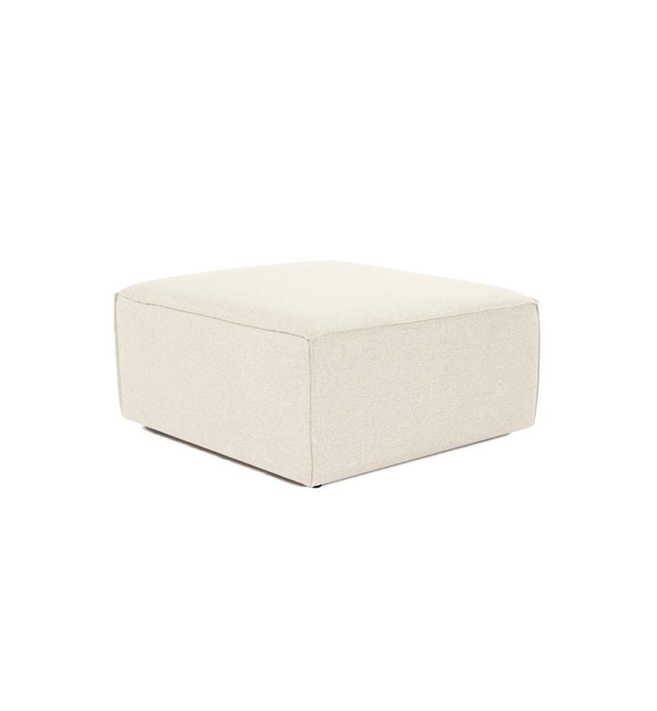 Pouf, Ecru, Cadre : 100% Hornbeam, Tissu : 100% lin