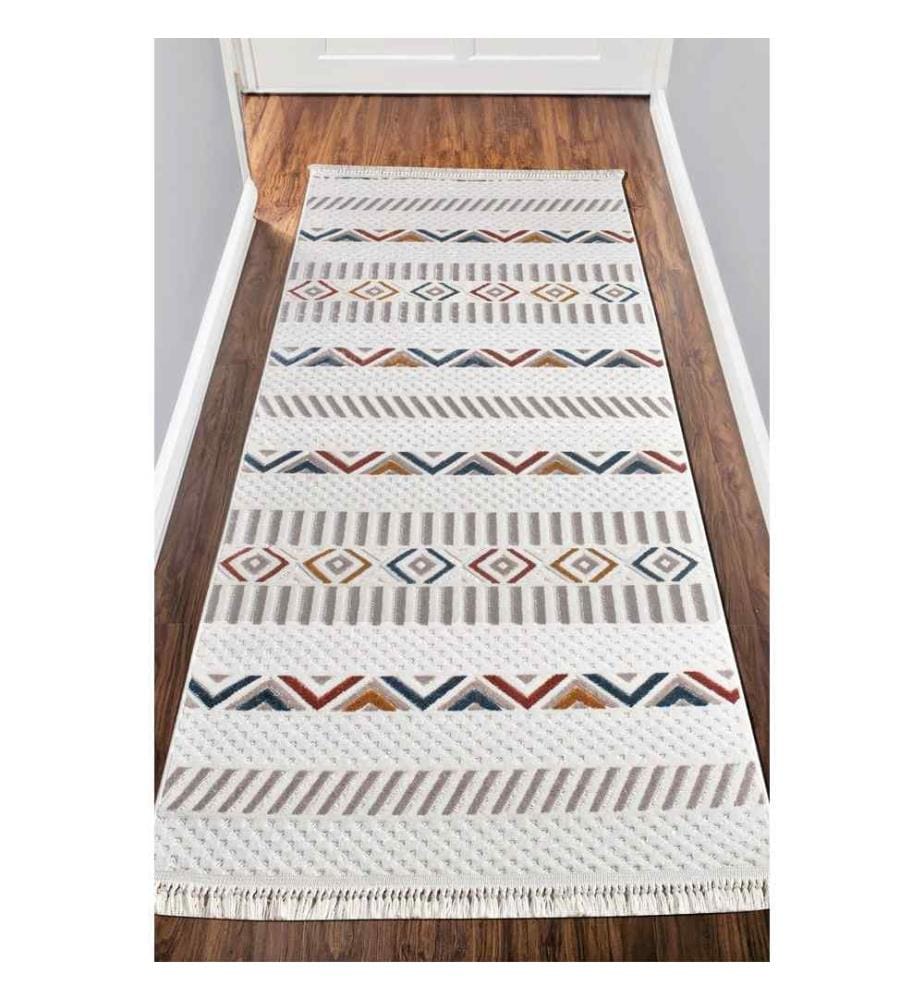 Tapis de salle, Multicolore, 100% Polypropylène, 120 x 350 cm